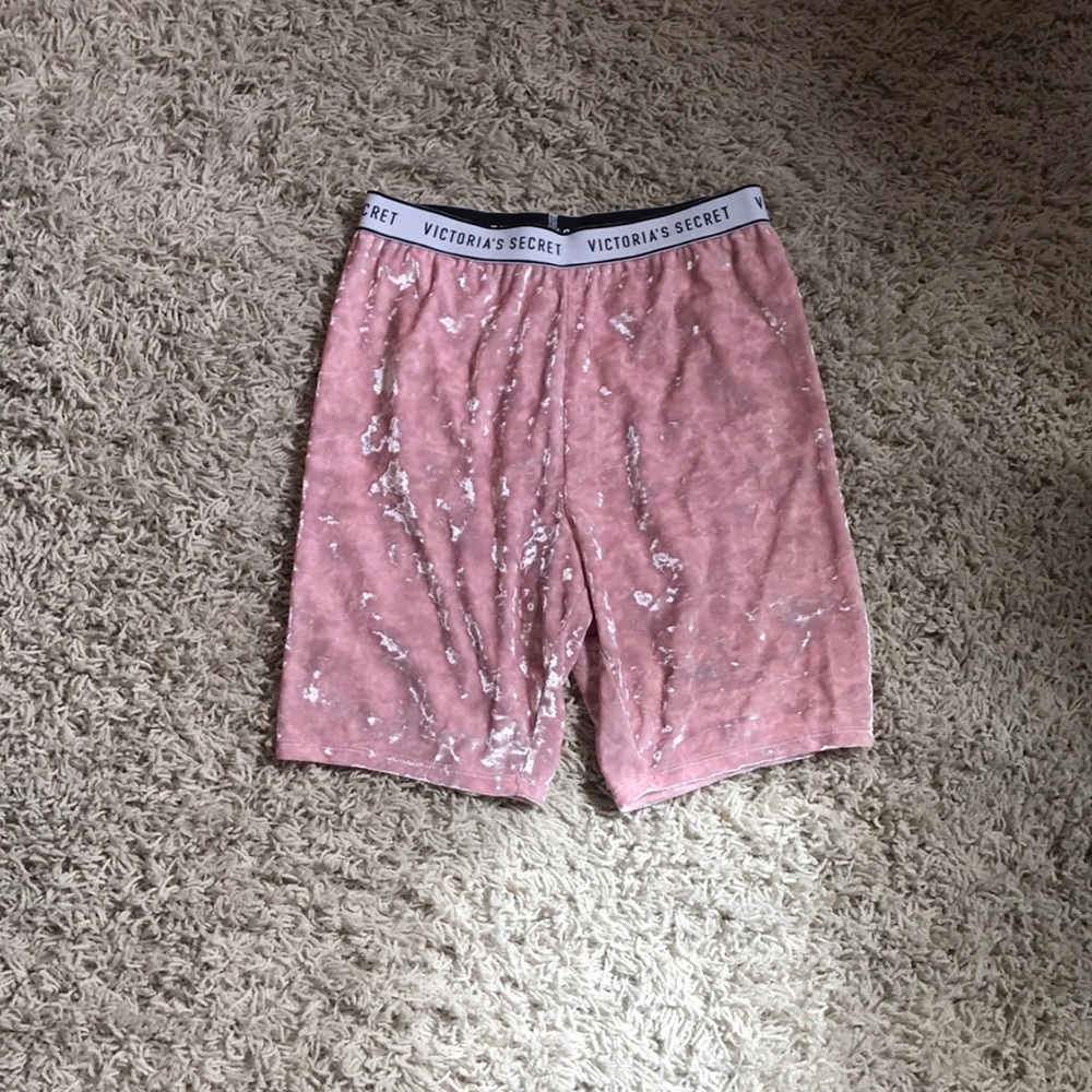 Pink Velvet Victoria’s Secret Sleep Shorts